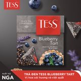  Trà đen Tess Blueberry Tart vị hoa oải hương và việt quất 20 gói/hộp 