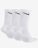 Tất Nike Everyday Cushioned Training Crew Socks Trắng (3 Pairs) SX7664-100