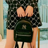 Balo MLB Monogram Diamond Embo Mini Backpack New York Yankees 3ABKS051N-50BKS