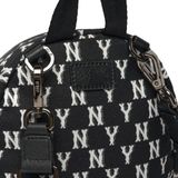 Balo MLB Monogram Jacquard Mini Backpack New York 3ABKS012N-50BKS