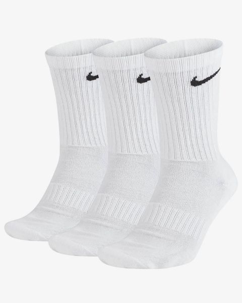 Tất Nike Everyday Cushioned Training Crew Socks Trắng (3 Pairs) SX7664-100