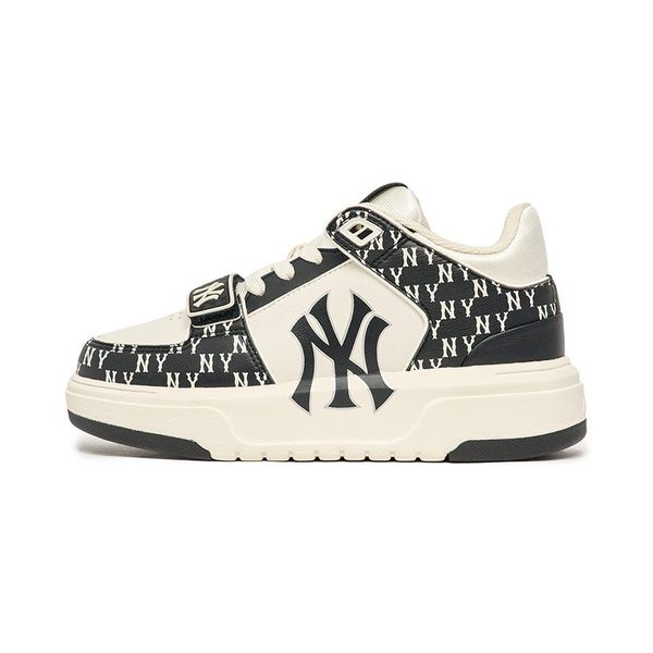 Giày MLB Chunky Liner Mid Monogram Boston 3ASXLM13N-50BKS