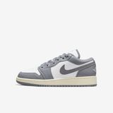 Giày Nike Air Jordan 1 Low Vintage Grey (GS) 553560-053