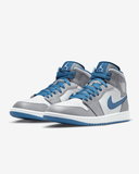 Giày Nike Air Jordan 1 Mid Cement True Blue DQ8426-014