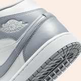 Giày Nike Air Jordan 1 Mid Grey Sail BQ6472-115