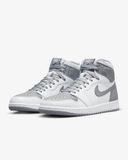 Giày Nike Air Jordan 1 Retro High OG White Stealth 555088-037