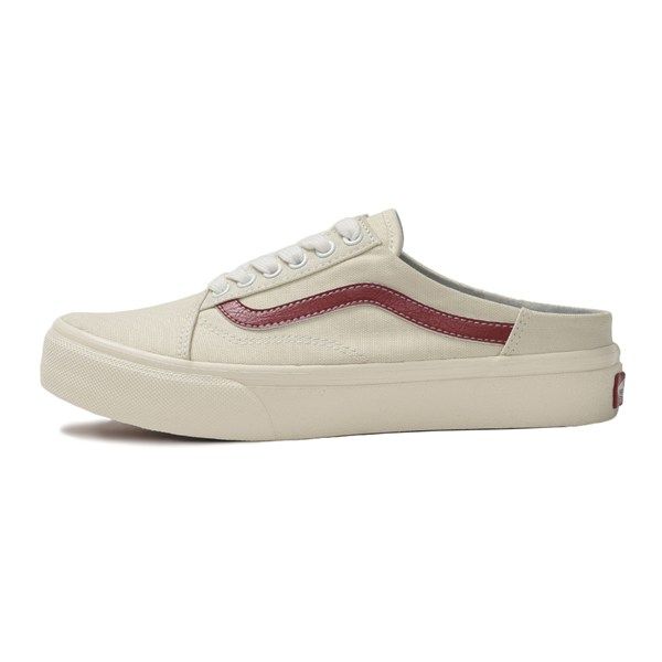 Giày Vans Comfort Old Skool Mule White/red 590747-0002