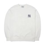 Áo MLB Monogram Logo Overfit Sweatshirt New York Yankees 3AMTM0124-50IVS