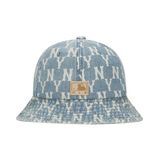 Mũ MLB Monogram Denim Domehat New York Yankees 32CPHM011-50U