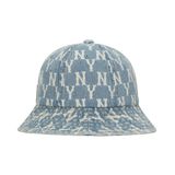 Mũ MLB Monogram Denim Domehat New York Yankees 32CPHM011-50U