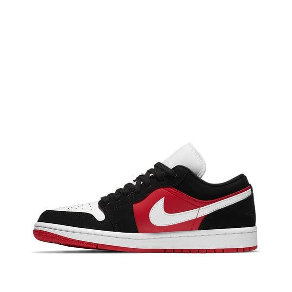 Giày Nike Air Jordan 1 Low Black White Gym Red (W) DC0774-016