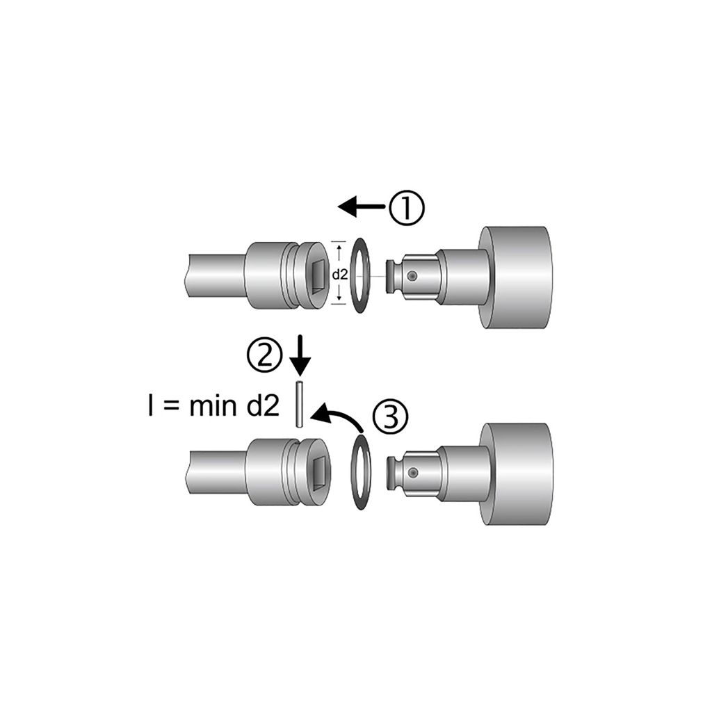  VÒNG VÀ CHỐT AN TOÀN  36X5 mm, 17-46 mm,MM MATADOR 7599 0001 