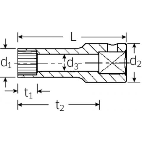  ĐẦU TUÝP BÔNG 1/2'' - 7/16'' STAHLWILLE  50aPLSP  03013028 