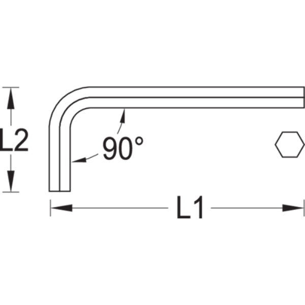  LỤC GIÁC CÁCH ĐIỆN 6x140MM GEDORE NO. V 42 6  2324873 