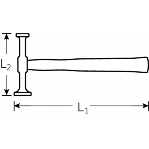  BÚA GÒ ĐỒNG HOÀN THIỆN 300mm  STAHLWILLE  No. 10775  70130002 