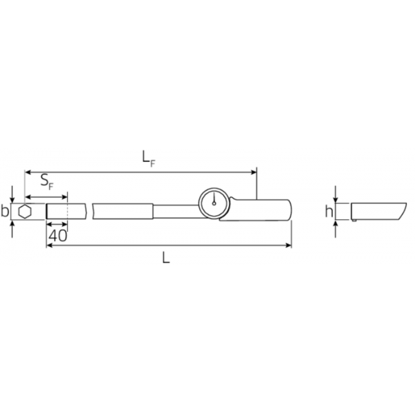  CẦN XIẾT LỰC MANOSKOP®  160–800 N·m  STAHLWILLE  71/80  50030080 