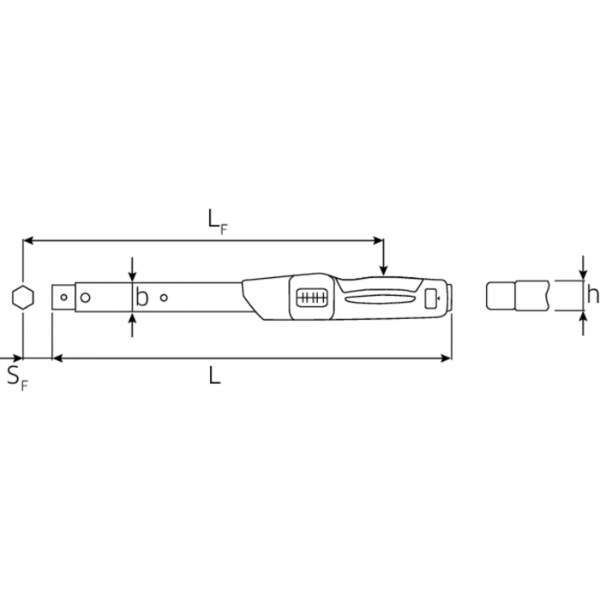  CẦN XIẾT LỰC MANOSKOP®  SIZE 5  10–50 N·m  9x12mm  STAHLWILLE  730Fix  96503005 