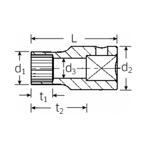  ĐẦU TUÝP BÔNG 1/2'' - 3/8'' STAHLWILLE  50aPSP  03012024 