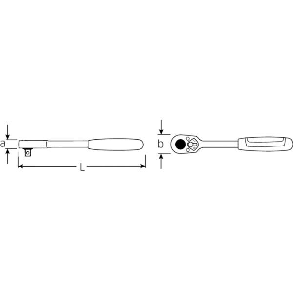  BỘ CHUYỂN ĐỔI ĐẦU CẦN TỰ ĐỘNG 1/2''  67.5mm STAHLWILLE 522  13140000 