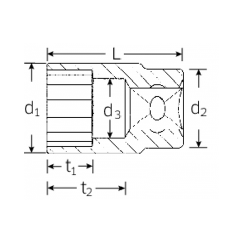  ĐẦU TUÝP BÔNG 1/2'' - 3/8 