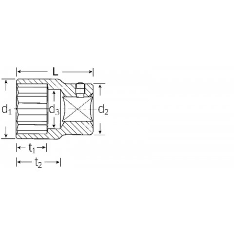  ĐẦU TUÝP BÔNG 3/4'' - 3/4'' STAHLWILLE  55a  05410040 