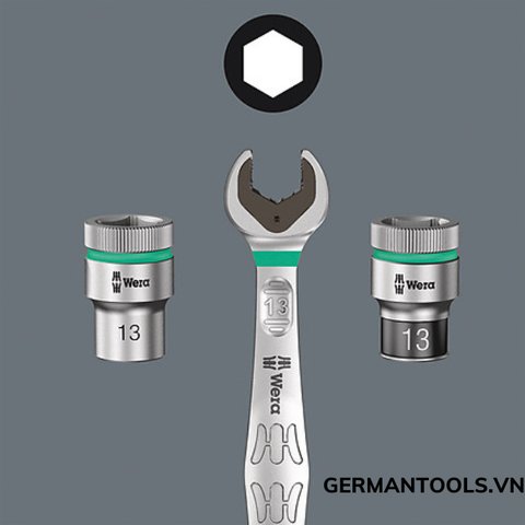  ĐẦU TUÝP 3/8 8790 HMB DEEP SOCKET WERA 05004530001 