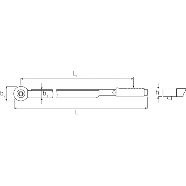  CẦN XIẾT LỰC MANOSKOP®  SIZE 80  3/4''  160–800 N·m  STAHLWILLE  721Nf  50200081 