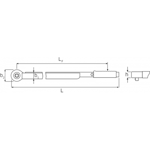  CẦN XIẾT LỰC MANOSKOP®  SIZE 80  3/4''  160–800 N·m  STAHLWILLE  721Nf  50200081 