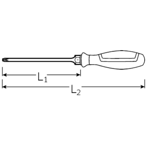  TUA VÍT BAKE DRALL+ PH0x60MM STAHLWILLE NO. 4630 46303000 