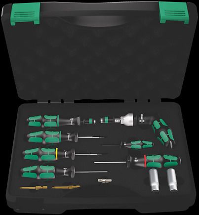  BỘ TUA VÍT CHỈNH LỰC KÈM ĐẦU BITS 7443/12 ASSEMBLY 12PCS WERA 05074746001 