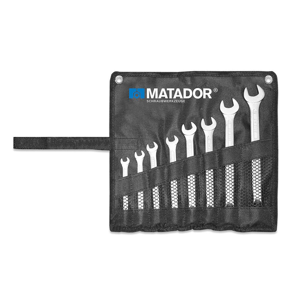  BỘ CỜ LÊ 2 ĐẦU MIỆNG 1/4-1,1/4 AF 8 CHI TIẾT HỆ INCH MATADOR 0100 9081 