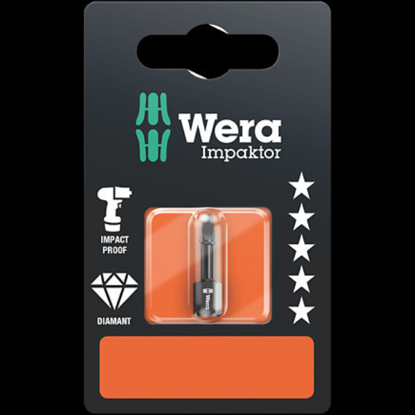  ĐẦU VÍT VUÔNG 868/1 IMP DC SB  1x#2x25MM WERA 05073931001 