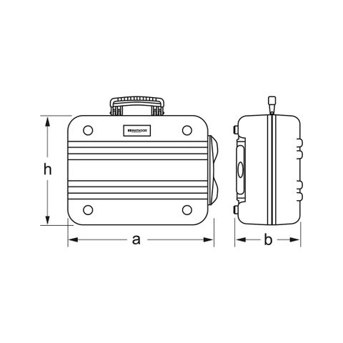  VALI ĐỰNG ĐỒ NGHỀ CAO CẤP CADDY 370x485x190MM MATADOR 8132 0001 