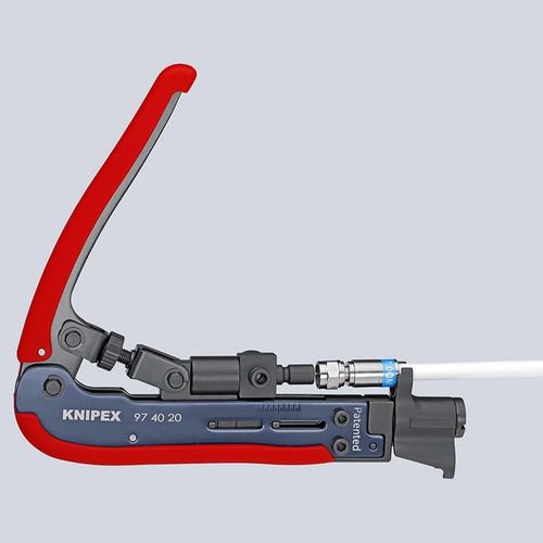  KÌM BẤM CHO CÁP F, BNC VÀ RCA KNIPEX 97 40 20 SB 