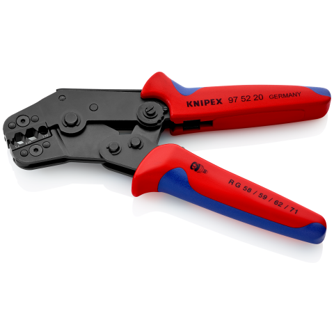  KÌM BẤM COS ĐẦU NỐI ĐỒNG TRỤC BNC VÀ TNC KNIPEX 97 52 20 