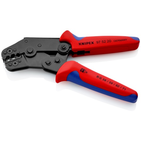  KÌM BẤM COS ĐẦU NỐI ĐỒNG TRỤC BNC VÀ TNC KNIPEX 97 52 20 