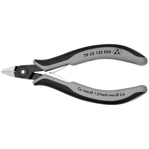  KÌM CẮT ĐIỆN TỬ CHỐNG TĨNH ĐIỆN 125MM KNIPEX 79 32 125 ESD 