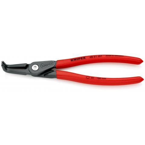  KÌM MỞ PHE TRONG MŨI CONG 90° 40-100MM 210MM KNIPEX 48 21 J31 