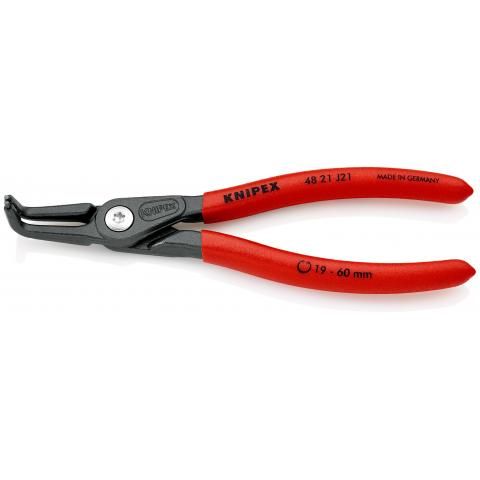  KÌM MỞ PHE TRONG MŨI CONG 90° 19-60MM 165MM KNIPEX 48 21 J21 