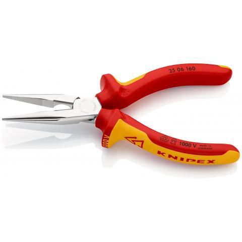  KÌM MŨI NHỌN CÁCH ĐIỆN 1000V 160MM KNIPEX 25 06 160 