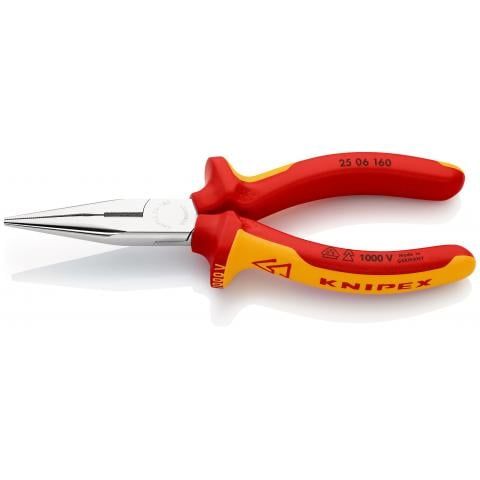  KÌM MŨI NHỌN CÁCH ĐIỆN 1000V 160MM KNIPEX 25 06 160 