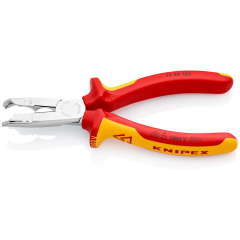  KÌM CẮT TUỐT DÂY CÁCH ĐIỆN 1000V 165MM KNIPEX 13 46 165 