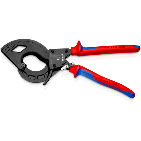  KÌM CẮT CÁP BỌC THÉP CƠ CẤU BÁNH CÓC 320MM KNIPEX 95 32 320 