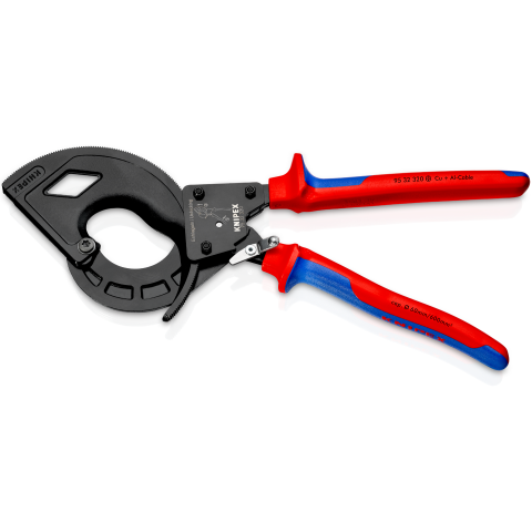  KÌM CẮT CÁP BỌC THÉP CƠ CẤU BÁNH CÓC 320MM KNIPEX 95 32 320 