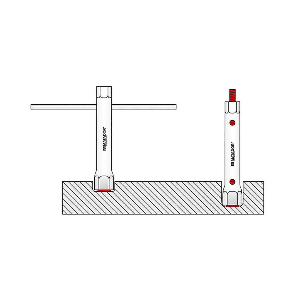  ỐNG ĐIẾU THẲNG DIN 896 MATADOR 0380 