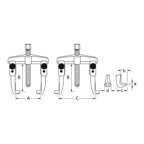  CẢO HAI CHẤU TRƯỢT (CÓ NÚM CHỈNH ĐỘ DÀI) 25-130 MM MAX.TORQUE 80 N.M MATADOR 0726 0102 