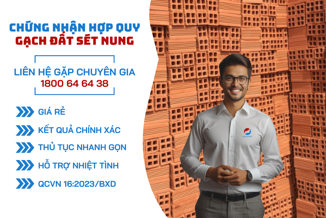 Chứng nhận hợp quy gạch đất sét nung theo QCVN 16:2023/BXD