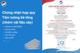  Chứng nhận hợp quy tấm tường bê tông (nhóm vật liệu xây) - QCVN 16:2023/BXD 