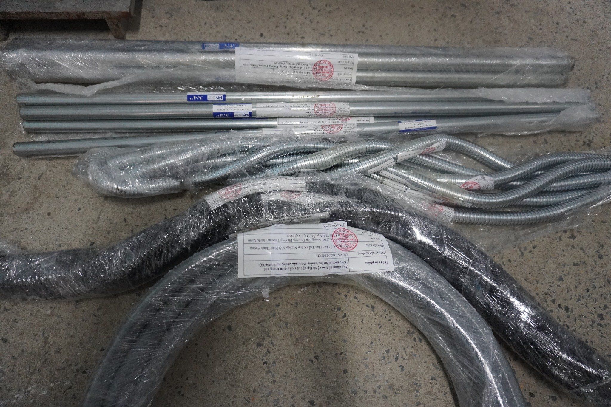 Chứng nhận hợp quy Ống luồn dây điện theo QCVN 16:2023/BXD