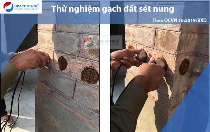 Thử nghiệm gạch đất sét nung theo QCVN 16:2019/BXD